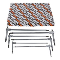   BETA 951/S6 6 darabos T szárú egyszerű, 3 külső végű hatlapfejű kulcs készlet (BETA 951/S6")