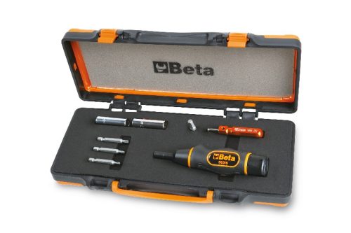 BETA 971/C8 Nyomatékcsavarhúzó tartozékokkal a guminyomás ellenőrző rendszerrel rendelkező gumiabroncs szelepek ellenőrzött meghúzásához (BETA 971/C 8)
