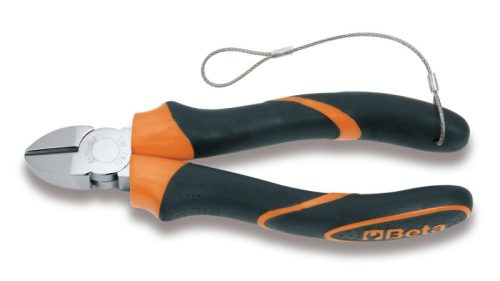 BETA 1082BMHS Oldalcsípőfogó, krómozott, gumibetétes műanyag nyéllel (BETA 1082BM-HS/160)