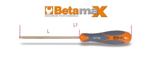 BETA BETA 1277BA/TX10 Imbusz-csavarhúzó Torx® csavarokhoz, szikramentes (BETA 1277BA/TX10)