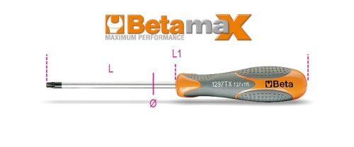 BETA 1297TX 06 Imbusz csavarhúzó Torx®-csavarokhoz (BETA 1297TX/06)