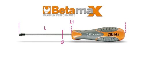 BETA 1297TX 08 Imbusz csavarhúzó Torx®-csavarokhoz (BETA 1297TX/08)