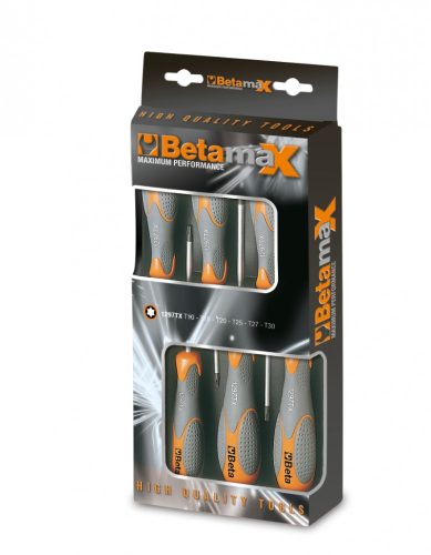 BETA 1297TX/D6 6 részes imbusz-csavarhúzó szerszám készlet Torx® csavarokhoz  (BETA 1297TX/D 6)