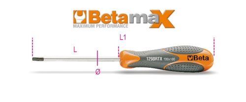 BETA 1298RTX 09 Imbusz csavarhúzó Tamper Resistant Torx®-csavarokhoz (BETA 1298RTX/09)