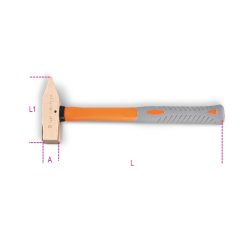   BETA BETA 1370BA/PL 500 Szikramentes lakatos kalapács, műanyag nyéllel (BETA 1370BA/PL 500)