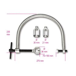   BETA 1452K Szeleprugó feszítő fogó három pofával (BETA 1452/KIT)