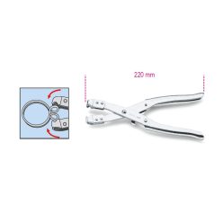 BETA 1472 Tömlőbilincsfogó, nikkelezett (BETA 1472)