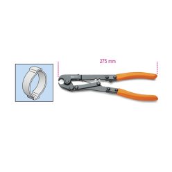   BETA 1473 275 OETIKER® bilincsfogó barnított, PVC-bevonatú szárral (BETA 1473)