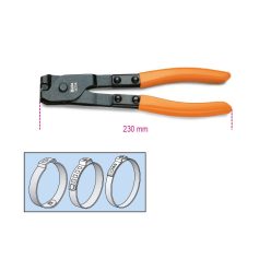   BETA 1473A OETIKER® szemesbilincs összehúzó fogó, barnított, PVC-bevonatú szárral (BETA 1473A)