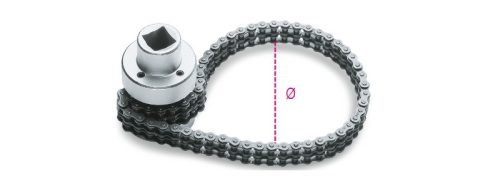 BETA 1488/1 1/2”-os láncos olajszűrőleszedő dugókulcs, krómozott (BETA 1488/1)