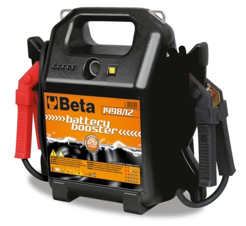 BETA 1498/12 Külső gyorsindító és akkumulátortöltő személygépkocsihoz 12 V, hordozható (BETA 1498/12)