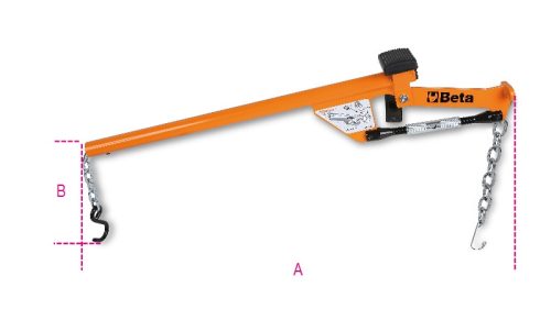 BETA 1567 Lengőkar gömbfejet és lengéscsillapítót a toronyról lehúzó kar (BETA 1567")