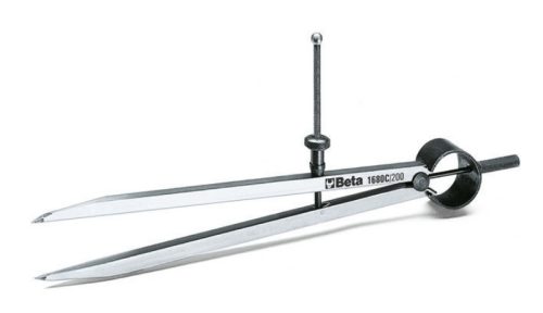 BETA 1680C 200 Precíziós jelölő körző, egyenes edzett acélhegyek (BETA 1680C/200)