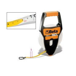   BETA 1694A/L50 Fogantyús mérőszalag, ütésálló ABS-ház, PVC borítású üvegszál szalag, Pontossági osztály: III (BETA 1694A/L50)