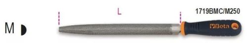 BETA 1719BMC/M 250 Félkerek és laposreszelő, műanyag nyéllel (BETA 1719BM C/M250)