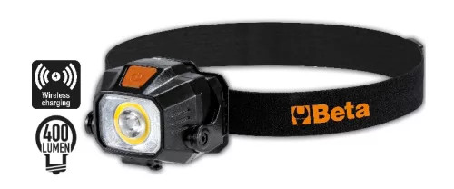 BETA 1836AW Tölthető, vezeték nélküli LED fejlámpa,  kettős fényerővel