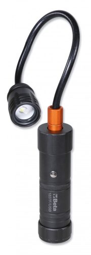 BETA 1837F/USB Tölthető, mágneses flexibilis lámpa intenzív fényű LED-ekkel, robusztus eloxált alumíniumból, 600 lumen (BETA 1837F/USB)