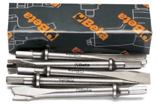 BETA 1940/S5 1940 S/5-set 5 chisels for air hammers (BETA 1940/S5)