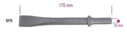 BETA 1940E10/SPS 1940 E10/SPS-chisels for air hammers (BETA 1940E10/SPS)