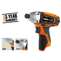   BETA 1982/12V Irányváltós ütvecsavarbehajtó, 12V ideális szűk helyeken történő munkavégzéshez, magas nyomaték (80 Nm), egykezes működés