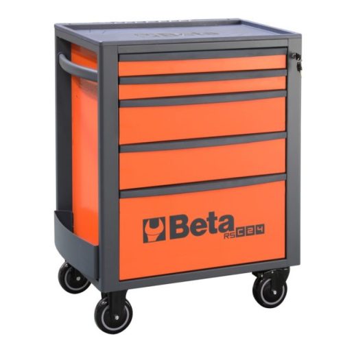 BETA RSC24/5-FO 5 fiókos szerszámkocsi, teljes narancs