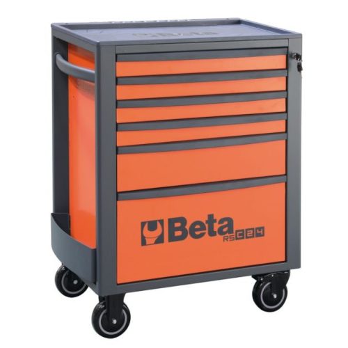 BETA RSC24/6-FO 6 fiókos szerszámkocsi, teljes narancs