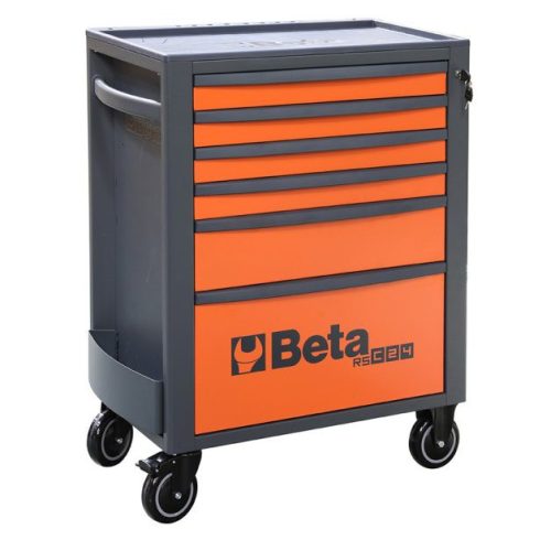 BETA RSC24/6-O 6 fiókos szerszámkocsi, narancs