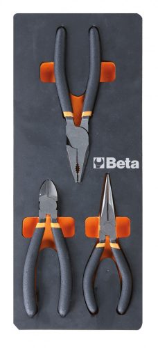 BETA M133 Lágy hőformált tálca lapos- és csípőfogókkal (BETA M133)