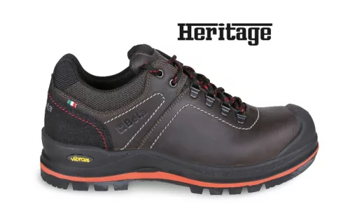 BETA 7293 HM heavy duty faggyúzott full-grain bőrcipő nagyteljesítményű vibram® talpfelülettel, kopásálló betéttel a saroknál, és poliuretán orrvédővel 43