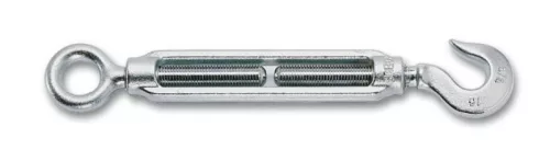 BETA 8006Z M10 feszítőszerelvény horoggal és szemmel, galvanizált (Robur 8006Z/M10) kötéstechnikai eszköz – kötéstechnika