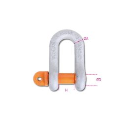   BETA 8026R-K egyenes emelőkengyel csavaros csappal, nagyszilárdságú ötvözött acél tűzíhorganyzott (ROBUR 8026R-K/12)