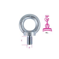 BETA 8040EZ-K Szemescsavar, horganyzott (ROBUR 8040EZ-4K/M8)