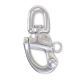 BETA 8273 12 Karabiner horog gyorscsatlakozóval és szemes forgószem Nemesacél AISI 316 (ROBUR 8273/12)