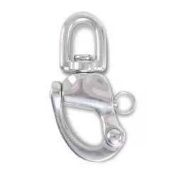 BETA 8273 16 karabiner horog gyorscsatlakozóval és szemes forgószem nemesacél AISI 316 (Robur 8273/16) kötéstechnikai eszköz – kötéstechnika