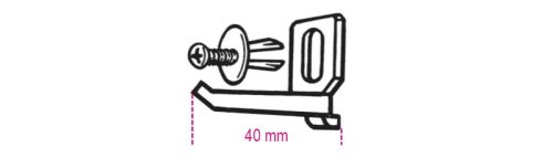 BETA KIT/GPS Akasztó tiplivel és csavarral  (BETA KIT/GPS (KAMPÓ+VE1))