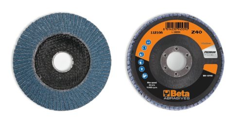 BETA BETA 11210A 80 Csiszolótárcsák cirkónium csiszolóvászonnal, üvegszál csiszolótalp, egylamellás kivitel (BETA 11210A 80)
