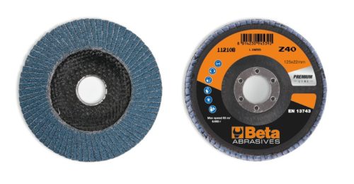 BETA BETA 11210B 60 Csiszolótárcsák cirkónium csiszolóvászonnal, üvegszál csiszolótalp, egylamellás kivitel (BETA 11210B 60)