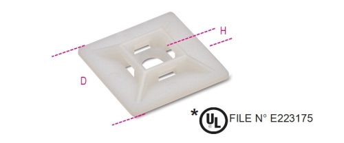 BETA BMB0902      Kábelkötegelő talp - kétirányról fűzhető (BMB0902)