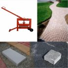 GP42 Kézi guillotine járdalapok és könnyű beton előregyártott lapok vágására