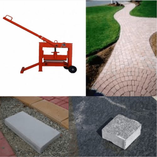 GP42 Kézi guillotine járdalapok és könnyű beton előregyártott lapok vágására