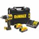 DEWALT 18V XR Szénkefe nélküli, tokmányos FÚRÓCSAVAROZÓ, 2 db 1,7 Ah Powerstack akkumulátorral, töltővel, kofferben