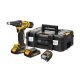 DEWALT 18V XR szénkefe nélküli 4.8 mm-es szegecshúzó – 2 × 2AH G-osztály