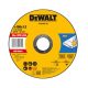 DEWALT Inox vágótárcsa 180mm x 1.6mm x 22.23mm