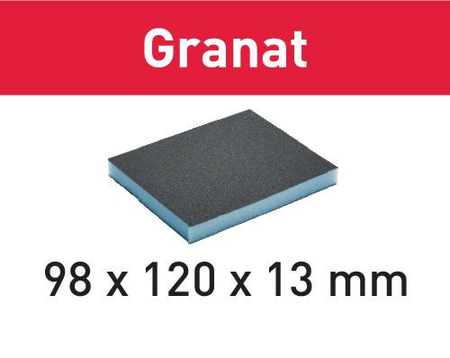Festool Csiszolószivacs 98x120x13 800 GR/6 Granat