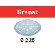 Festool Csiszolópapír STF D225/48 P40 GR/25 Granat