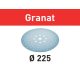 Festool Csiszolópapír STF D225/128 P80 GR/25 Granat