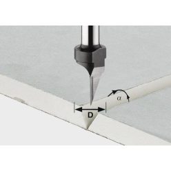 Festool Gipszkartonmaró HW S8 D12,5/45°
