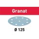 Festool Csiszolópapír STF D125/8 P320 GR/10 Granat