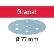 Festool Csiszolópapír STF D 77/6 P800 GR/50 Granat