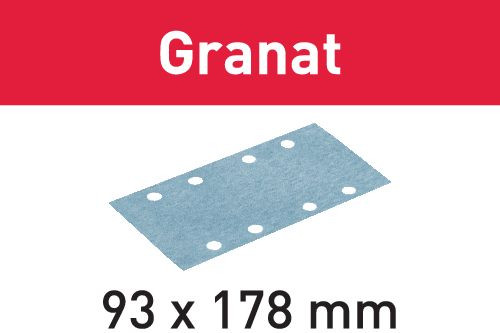 Festool Csiszolócsíkok STF 93X178 P80 GR/50 Granat